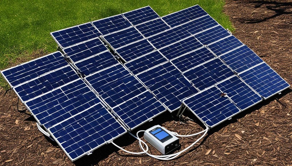 Draagbare zonne-energieconfiguratie