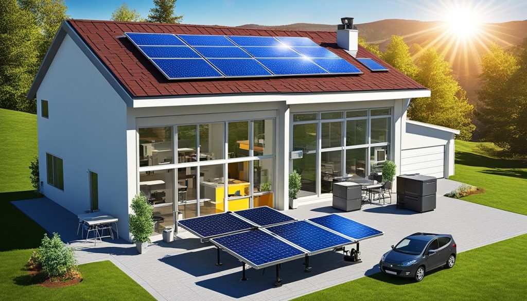 Plug-in zonne-energiesysteemconfiguraties