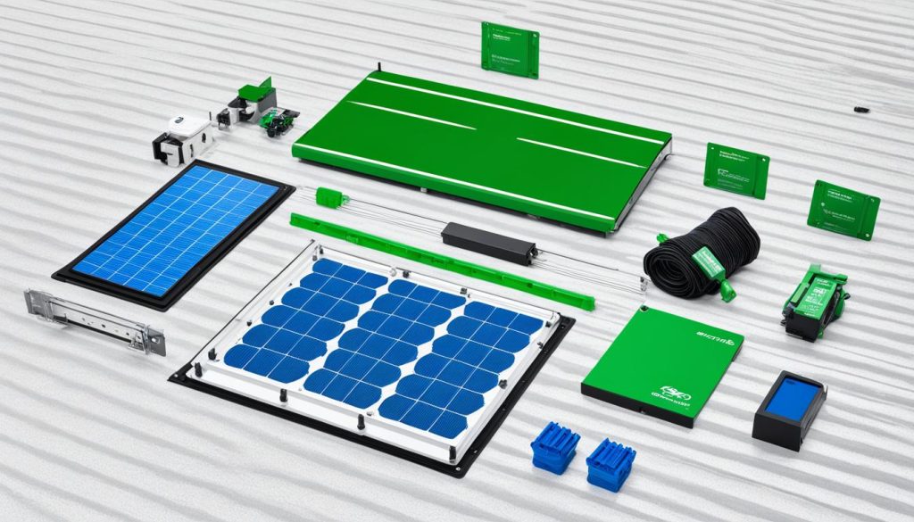 Stekkerzonnepaneelaccessoirekits