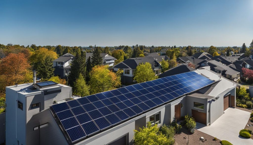 Zonne-energiesysteem voor thuisgebruik