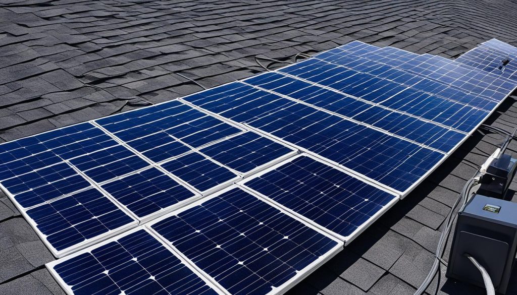 Zonnepanelen met stopcontactkabel